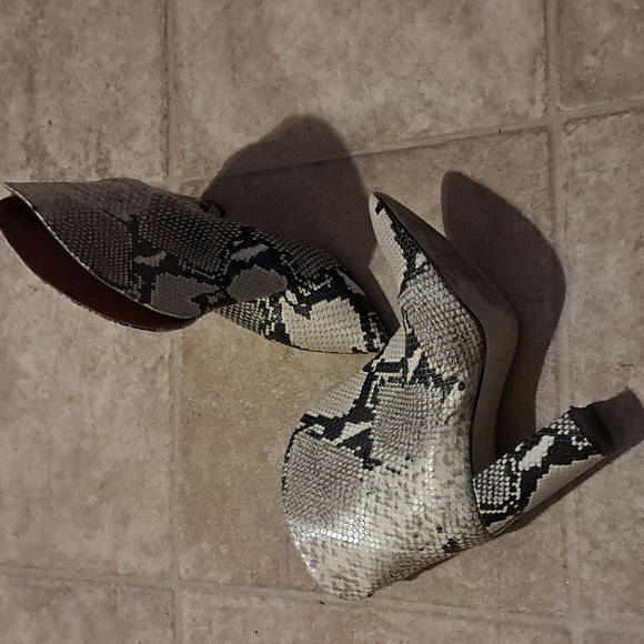 Paris Texas Leather Python Snakeskin Ankle Boots size 36 Designer Shoes/Boots - Picture 1 of 8